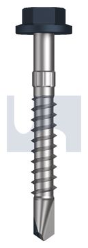METAL SDS FLG HEX HEAD CL4 JA MET FLG HX S:14-10X 75 thumbnail 3