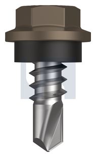 METAL SDS HEX HEAD + WASHER CL4 JA MET SEAL HX: 8-18X 12 thumbnail 3