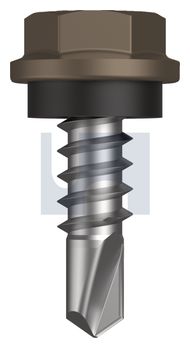METAL SDS HEX HEAD + WASHER CL4 JA MET SEAL HX:10-16X 16 thumbnail 3