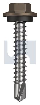 METAL SDS HEX HEAD + WASHER CL4 JA MET SEAL HX:12-14X 35 thumbnail 3