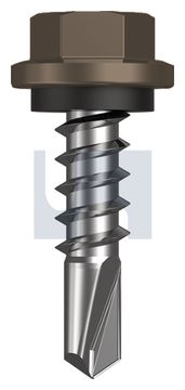 METAL SDS HEX HEAD + WASHER CL4 JA MET SEAL HX:14-10X 25 thumbnail 3
