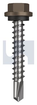 METAL SDS HEX HEAD + WASHER CL4 JA MET SEAL HX:14-10X 42 thumbnail 3