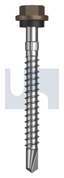 METAL SDS HEX HEAD + WASHER CL4 JA MET SEAL HX S:14-10X 65 thumbnail 3