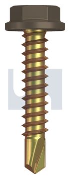 METAL SDS FLANGED HEX HEAD ZYP JA MET FLG HX:10-16X 25 thumbnail 3