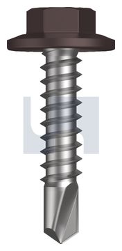 METAL SDS FLANGED HEX HEAD CL4 LO MET FLG HX:12-14X 25 thumbnail 3