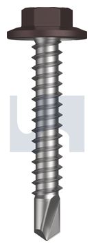 METAL SDS FLANGED HEX HEAD CL4 LO MET FLG HX:12-14X 35 thumbnail 3