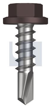 METAL SDS FLANGED HEX HEAD CL4 LO MET FLG HX:14-10X 25 thumbnail 3
