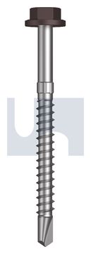 METAL SDS FLG HEX HEAD CL4 LO MET FLG HX S:14-10X 75 thumbnail 3