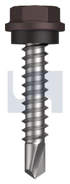 METAL SDS HEX HEAD + WASHER CL4 LO MET SEAL HX:10-16X 25 thumbnail 3