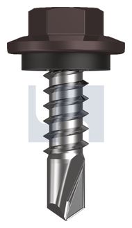 METAL SDS HEX HEAD + WASHER CL4 LO MET SEAL HX:12-14X 20 thumbnail 3