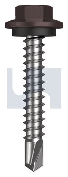 METAL SDS HEX HEAD + WASHER CL4 LO MET SEAL HX:12-14X 35 thumbnail 3