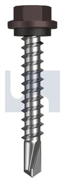 METAL SDS HEX HEAD + WASHER CL4 LO MET SEAL HX:14-10X 42 thumbnail 3
