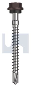 METAL SDS HEX HEAD + WASHER CL4 LO MET SEAL HX S:14-10X 65 thumbnail 3