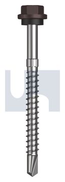 METAL SDS HEX HEAD + WASHER CL4 LO MET SEAL HX S:14-10X 75 thumbnail 3