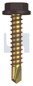 METAL SDS FLANGED HEX HEAD ZYP LO MET FLG HX:10-16X 25 thumbnail 3