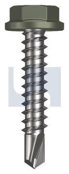 METAL SDS FLANGED HEX HEAD CL4 MA MET FLG HX:10-16X 25 thumbnail 3