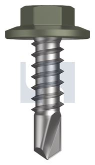 METAL SDS FLANGED HEX HEAD CL4 MA MET FLG HX:12-14X 20 thumbnail 3