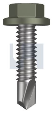 METAL SDS FLANGED HEX HEAD CL4 MA MET FLG HX:14-20X 25 thumbnail 3