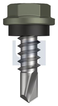 METAL SDS HEX HEAD + WASHER CL4 MA MET SEAL HX:10-16X 16 thumbnail 3