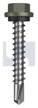 METAL SDS HEX HEAD + WASHER CL4 MA MET SEAL HX:14-10X 42 thumbnail 3