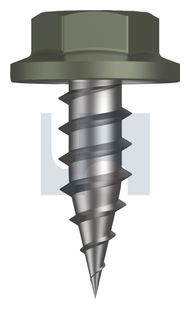 NEEDLE PT SDS FLANGED HEX CL4 MA NP FLG HX: 8-15X 12 thumbnail 3