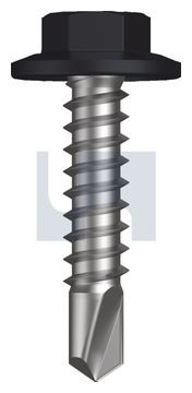 METAL SDS FLANGED HEX HEAD CL4 MO MET FLG HX:12-14X 25 thumbnail 3