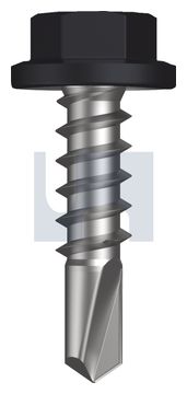 METAL SDS FLANGED HEX HEAD CL4 MO MET FLG HX:14-10X 25 thumbnail 3