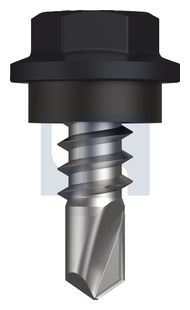 METAL SDS HEX HEAD + WASHER CL4 MO MET SEAL HX: 8-18X 12 thumbnail 3