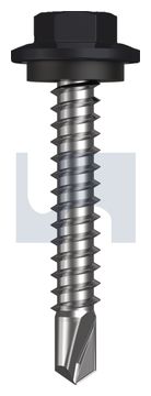 METAL SDS HEX HEAD + WASHER CL4 MO MET SEAL HX:12-14X 35 thumbnail 3