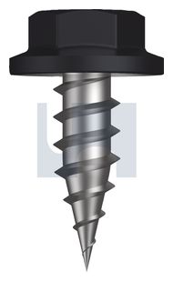 NEEDLE PT SDS FLANGED HEX CL4 MO NP FLG HX: 8-15X 12 thumbnail 3