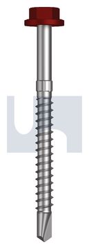 METAL SDS FLG HEX HEAD CL4 MR MET FLG HX S:14-10X 75 thumbnail 3