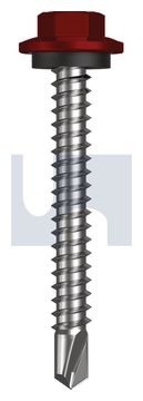 METAL SDS HEX HEAD + WASHER CL4 MR MET SEAL HX:12-14X 45 thumbnail 3