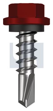 METAL SDS HEX HEAD + WASHER CL4 MR MET SEAL HX:14-10X 25 thumbnail 3
