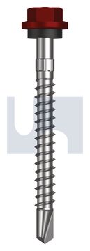 METAL SDS HEX HEAD + WASHER CL4 MR MET SEAL HX S:14-10X 65 thumbnail 3