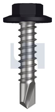METAL SDS FLANGED HEX HEAD CL4 NS MET FLG HX:12-14X 25 thumbnail 3