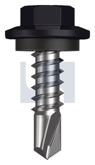 METAL SDS HEX HEAD + WASHER CL4 NS MET SEAL HX:12-14X 20 thumbnail 3