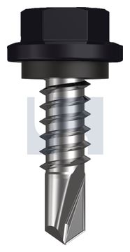 METAL SDS HEX HEAD + WASHER CL4 NS MET SEAL HX:14-14X 22 thumbnail 3