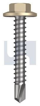 METAL SDS FLANGED HEX HEAD CL3 PA MET FLG HX:12-14X 35 thumbnail 3