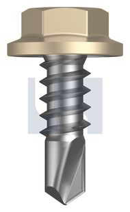 METAL SDS FLANGED HEX HEAD CL4 PA MET FLG HX: 8-18X 12 thumbnail 3