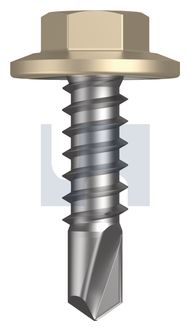 METAL SDS FLANGED HEX HEAD CL4 PA MET FLG HX:12-14X 20 thumbnail 3