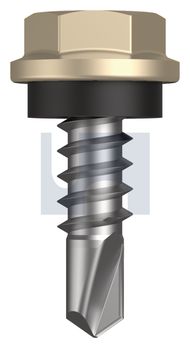 METAL SDS HEX HEAD + WASHER CL4 PA MET SEAL HX:10-16X 16 thumbnail 3