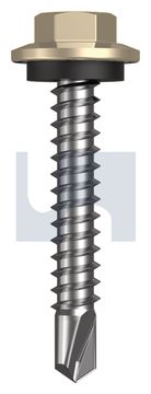 METAL SDS HEX HEAD + WASHER CL4 PA MET SEAL HX:12-14X 35 thumbnail 3
