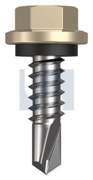 METAL SDS HEX HEAD + WASHER CL4 PA MET SEAL HX:14-14X 22 thumbnail 3