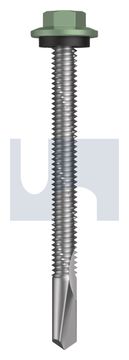 s500 SDS HEX HEAD + WASHER CL4 PE S500 SEAL HX:12-24X 65 thumbnail 3
