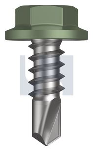METAL SDS FLANGED HEX HEAD CL4 PE MET FLG HX: 8-18X 12 thumbnail 3