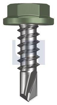 METAL SDS FLANGED HEX HEAD CL4 PE MET FLG HX:10-16X 16 thumbnail 3