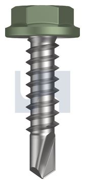 METAL SDS FLANGED HEX HEAD CL4 PE MET FLG HX:10-16X 22 thumbnail 3