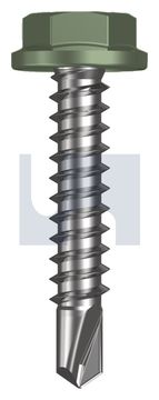 METAL SDS FLANGED HEX HEAD CL4 PE MET FLG HX:10-16X 25 thumbnail 3