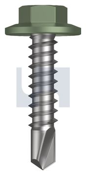 METAL SDS FLANGED HEX HEAD CL4 PE MET FLG HX:12-14X 25 thumbnail 3