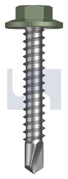 METAL SDS FLANGED HEX HEAD CL4 PE MET FLG HX:12-14X 35 thumbnail 3